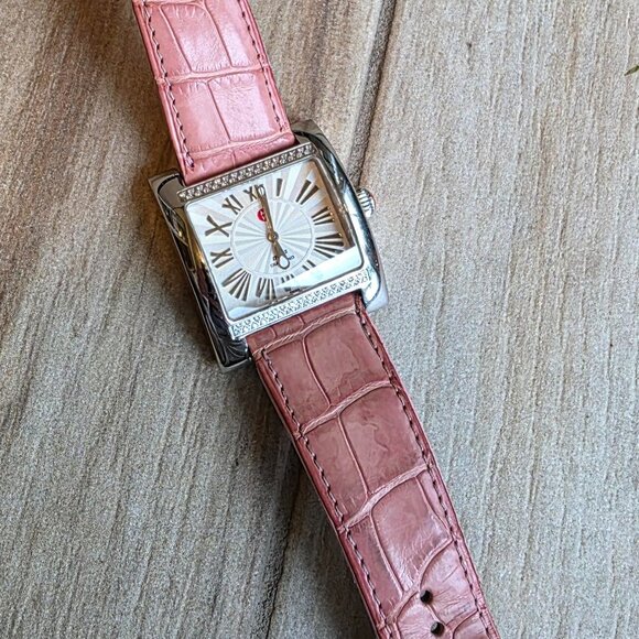 FREE @! Michele Rare Design Diamond Sport MW2 Watch - Picture 9 of 9